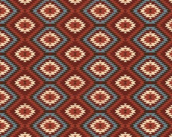 John Wayne American West Southwest in Rot von Riley Blake Designs - Ihre Wahl des Schnittes