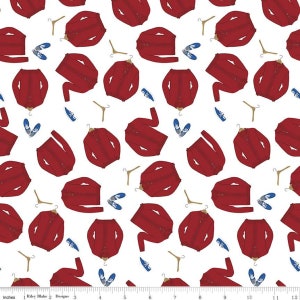Licensed Mister Rogers - Mister Rogers Sweaters in Red -  by Riley Blake Fabrics - your choice of cut