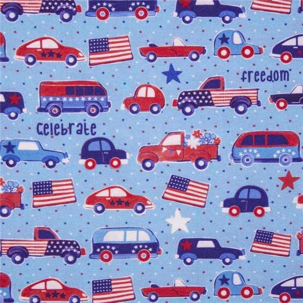 Défilé patriotique dans le cadre de Hometown Americana par Michael Miller Fabrics - Vous choisissez la coupe