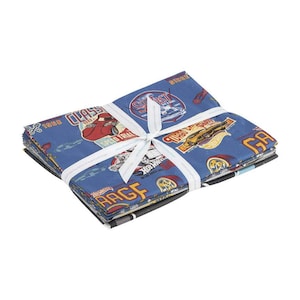 Hot Wheels Classic - 1 Yard Bündel in Blau by Riley Blake Designs