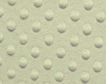 Minky Ivory Cuddle Dimple - by the yard