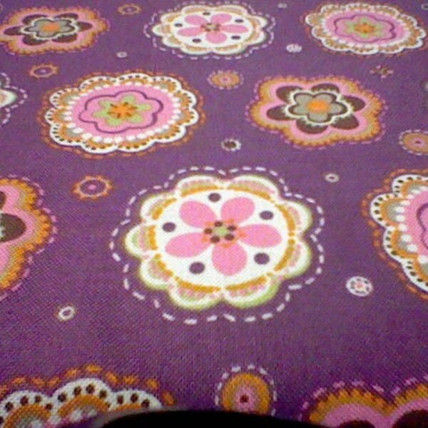 David Textiles Retro Flowers 1/2 yd