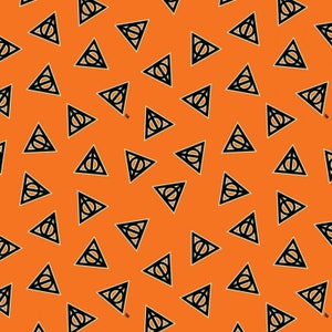 Lizensierter Harry Potter - Deathly Hallow in Orange - Teil der Characters Halloween II Line von Camelot Designs - Sie bestimmen den Schnitt