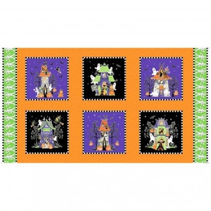 Large Blocks Panel - Glow in the Dark - part of the Here We Glow Line by Henry Glass Fabrics