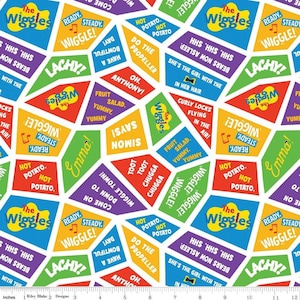 Ready, Steady, Wiggle! Songs Multi - by Riley Blake Designs - your choice of cut
