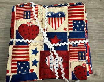 Fat Quarter Bundle - 4th of July - contains 4 fat quarters
