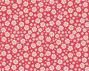 Strawberry Daisy in Red by Riley Blake Designs - 1 yard 24 inches