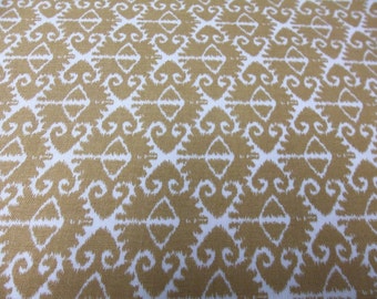 Net verlaagd: Michael Miller Spa Ikat - Tan, 1 yard