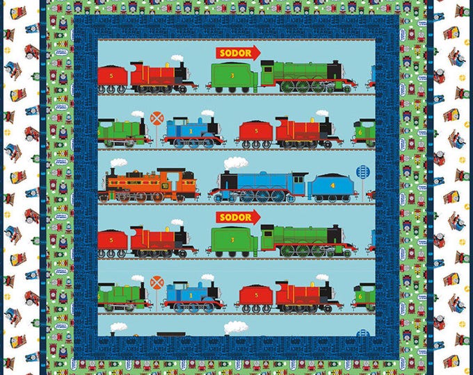 Thomas & Friends on the Go Quilt Kit by Riley Blake Designs - Etsy