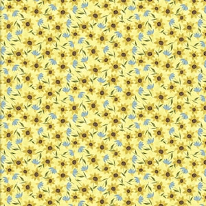 Daisy Toss in Yellow part of the You Light My Way Gnome by 3 Wishes Fabrics - you chose the cut