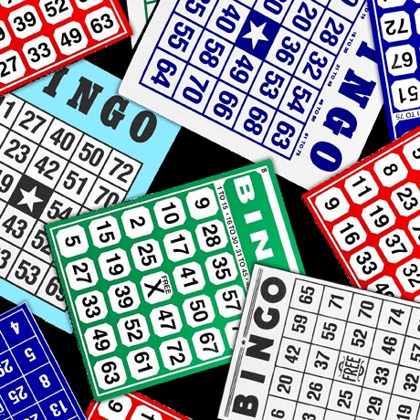 Hard bingo cards I 500 per pack I Bingo equipment I Cardboard bingo card