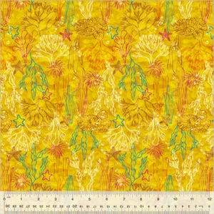 Flowers of the Sea in Anemone part of the Deep Sea Line by Whistler Studios for Windham Fabrics