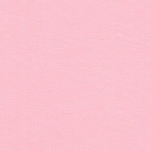 Kona Cotton - Baby Pink by Robert Kaufman Fabrics - you choose the cut
