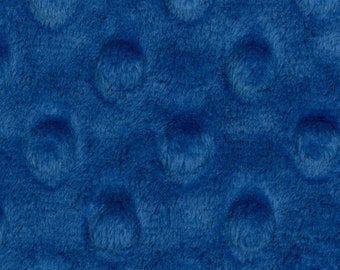 Cuddle Dimple in Electric Blue by Shannon Fabrics - your choice of cut