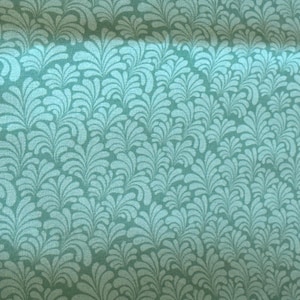 Cute Floral Fabric in Teal - 17 inch piece