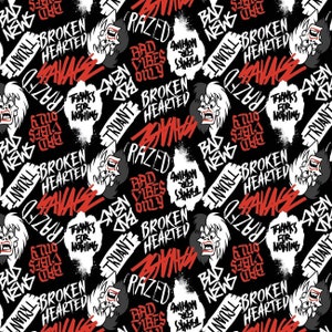 Licensed 101 Dalmations -Cruella De Vil Rebel Riot in Black part of the Cruella DeVil line by Camelot Designs - You chose the cut