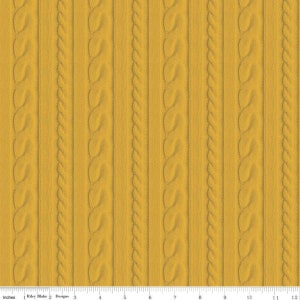 Licensed Mister Rogers - Mister Rogers Sweater Stripe in Yellow -  by Riley Blake Fabrics - your choice of cut