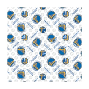 Licensed NBA - Golden State Warriors Cotton - Fabric - 31 inch piece