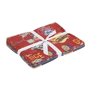 Hot Wheels Classic - 1 Meter Bündel in Rot by Riley Blake Designs