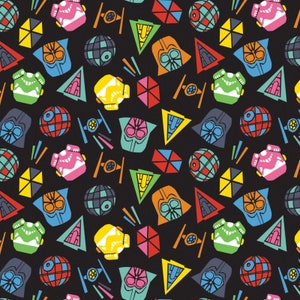 Star Wars- Licensed SW Icons Tossed - Cotton fabric by Camelot fabrics -  your choice of cut