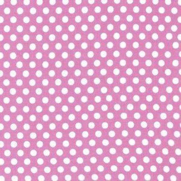 Kiss Dot in Peony by Michael Miller Fabrics - You choose the cut