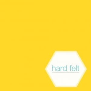 Lemon Yellow 170gsp hard felt sheets 12 x12