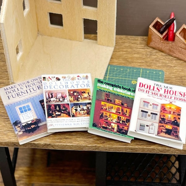 1/12th Scale Dollhouse Making Books