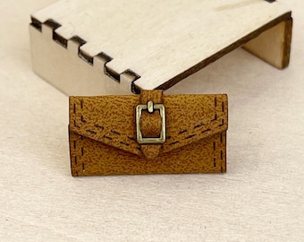 Carteras en miniatura para casas de muñecas a escala 1:12