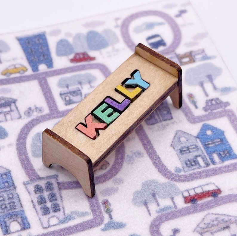 Custom Kids Name Puzzle Step Stool image 4