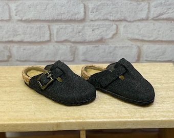 Zuecos miniatura tipo mule - Negros