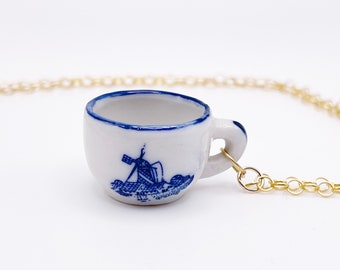 Teacup necklace