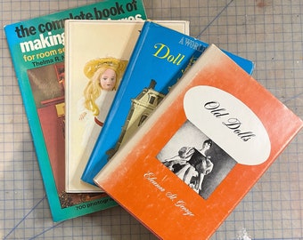 Vintage Dolls and Dollhouse Books (Full size)