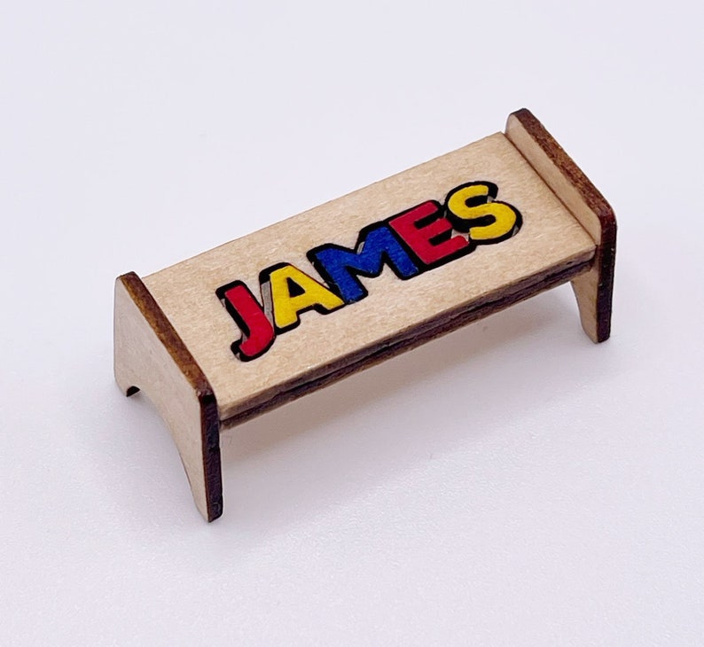 Custom Kids Name Puzzle Step Stool Primary