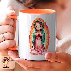 Virgen de Guadalupe Mug, Virgin Mary mug, Christian mug, Blessed mug, Catholic mug, Guadalupe mug, Virgen Guadalupe