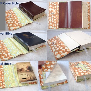 Bible Cover/Book Jacket EASY DIY Sewing Pattern for Beginners image 5