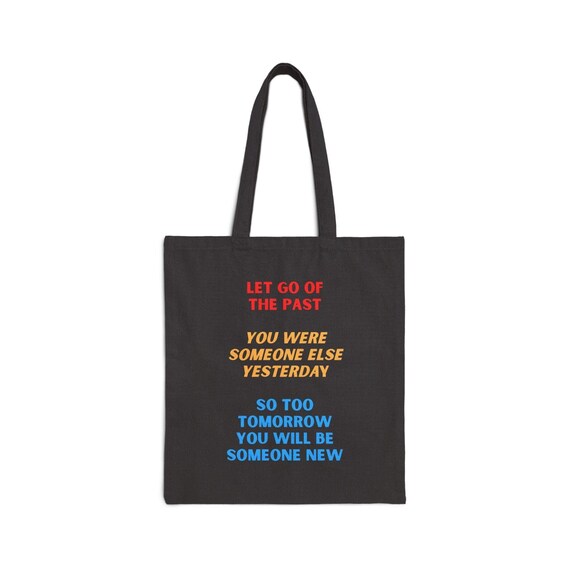 Simple Tote Bag, Primary Colors, Clean Aesthetic, Growing Up, Anxiety Help, Tote Bag, Neurodivergent, Acceptance, Self Acceptance, Rainbow