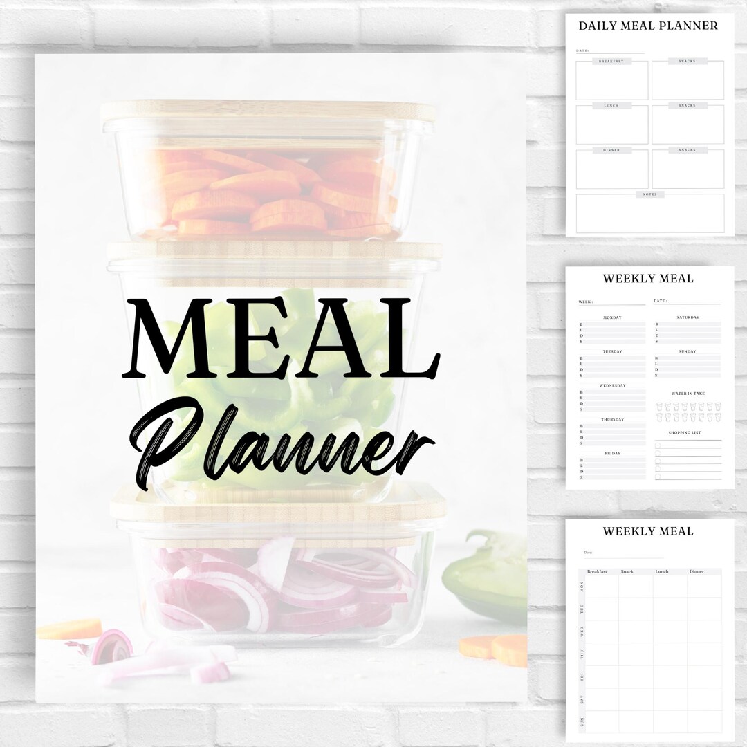 Ultimate Meal Planner Printable | Weekly, Monthly Meal Planning ...