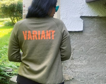 SALE -- V ARIANT Fleece Bomber Jacket