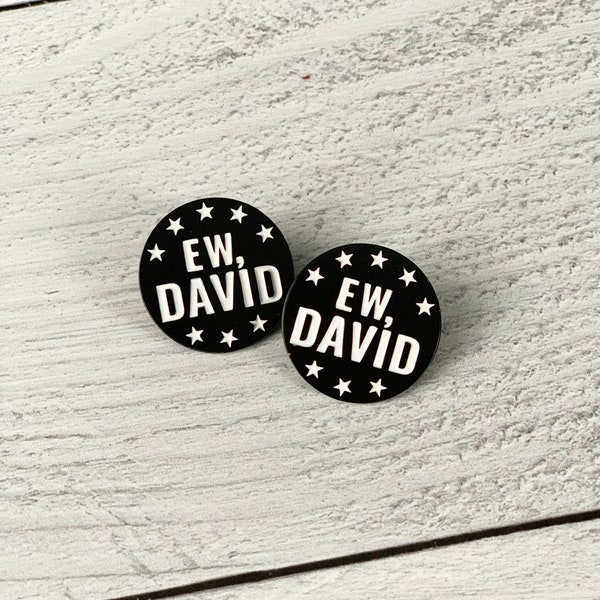 EW, DAVID Lapel pin