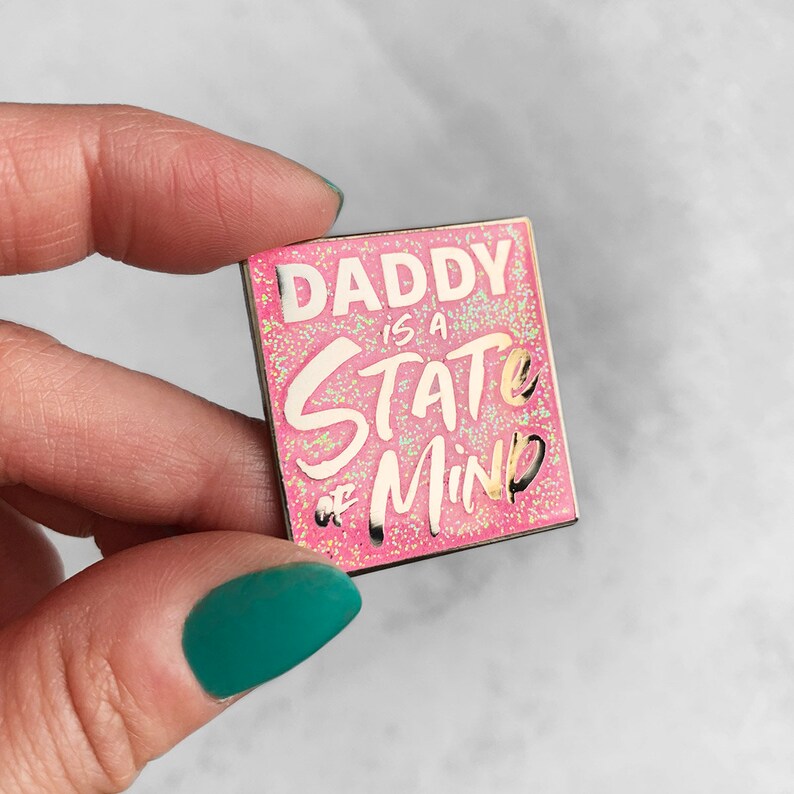 DADDY is a STATE of MIND Lapel Pin image 3