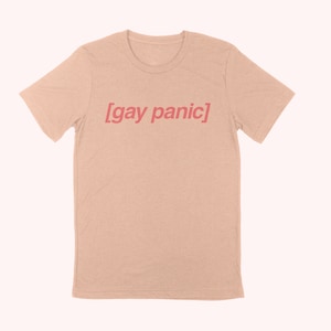 GAY PANIC Unisex T-shirt