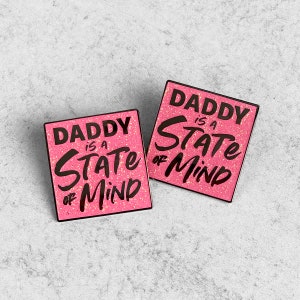 DADDY is a STATE of MIND Lapel Pin image 2