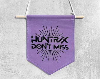 DON'T MISS Hand Dyed Pin Banner