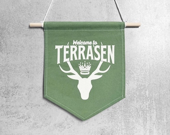TERRASEN Hand Dyed Pin Banner