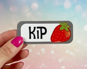 KIP NAME TAG Vinyl Stickers