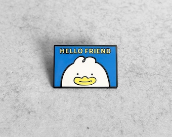 HELLO CARD Lapel Pin