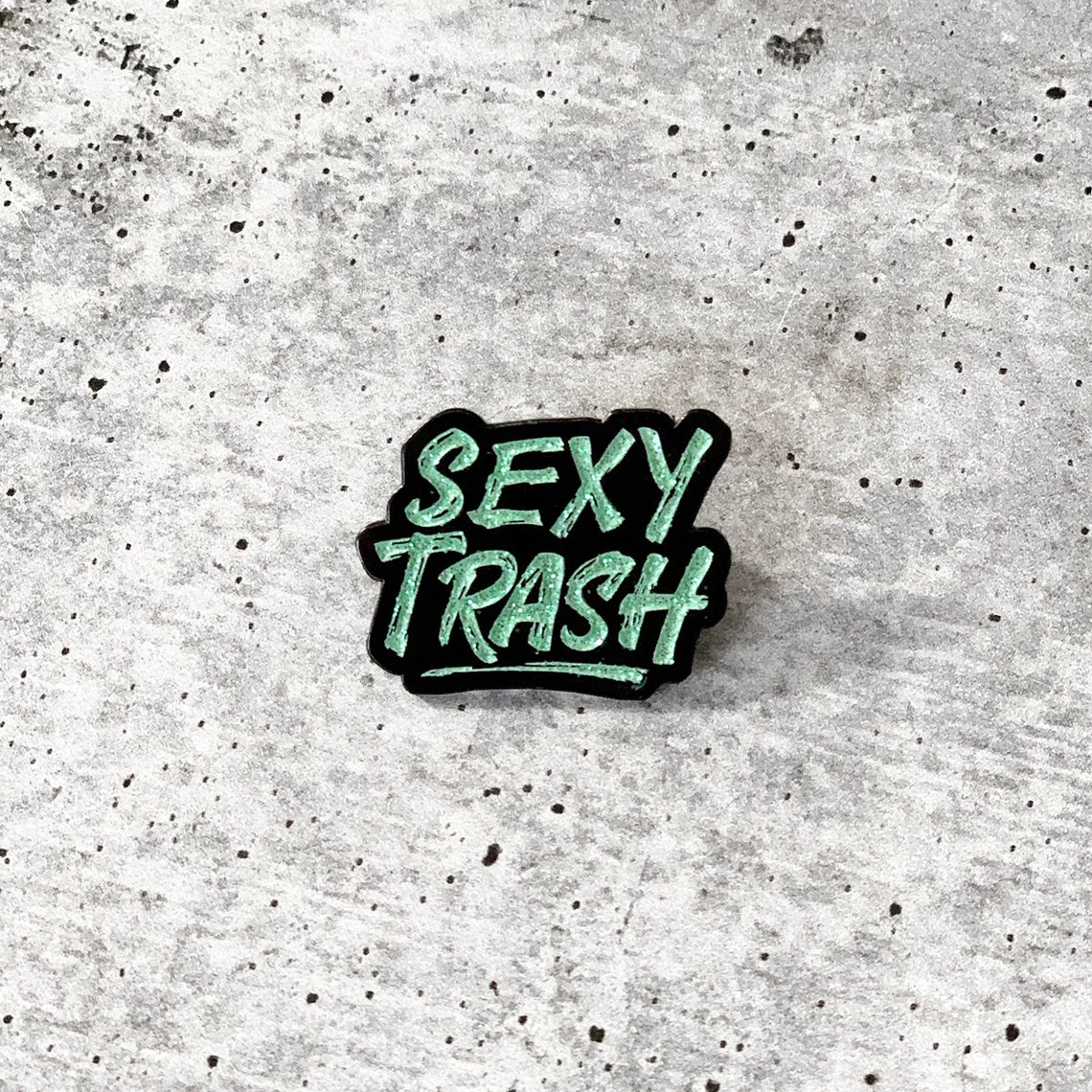 Ghost Bitch Sexy Trash Lapel Pin Set Etsy