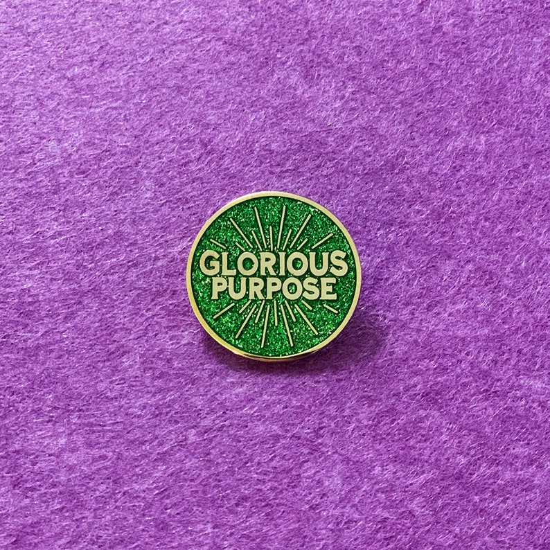 Glorious Purpose Lapel Pin Etsy