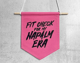 FIT CHECK Hand Dyed Pin Banner