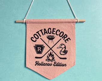 COTTAGECORE Hand Dyed Pin Banner
